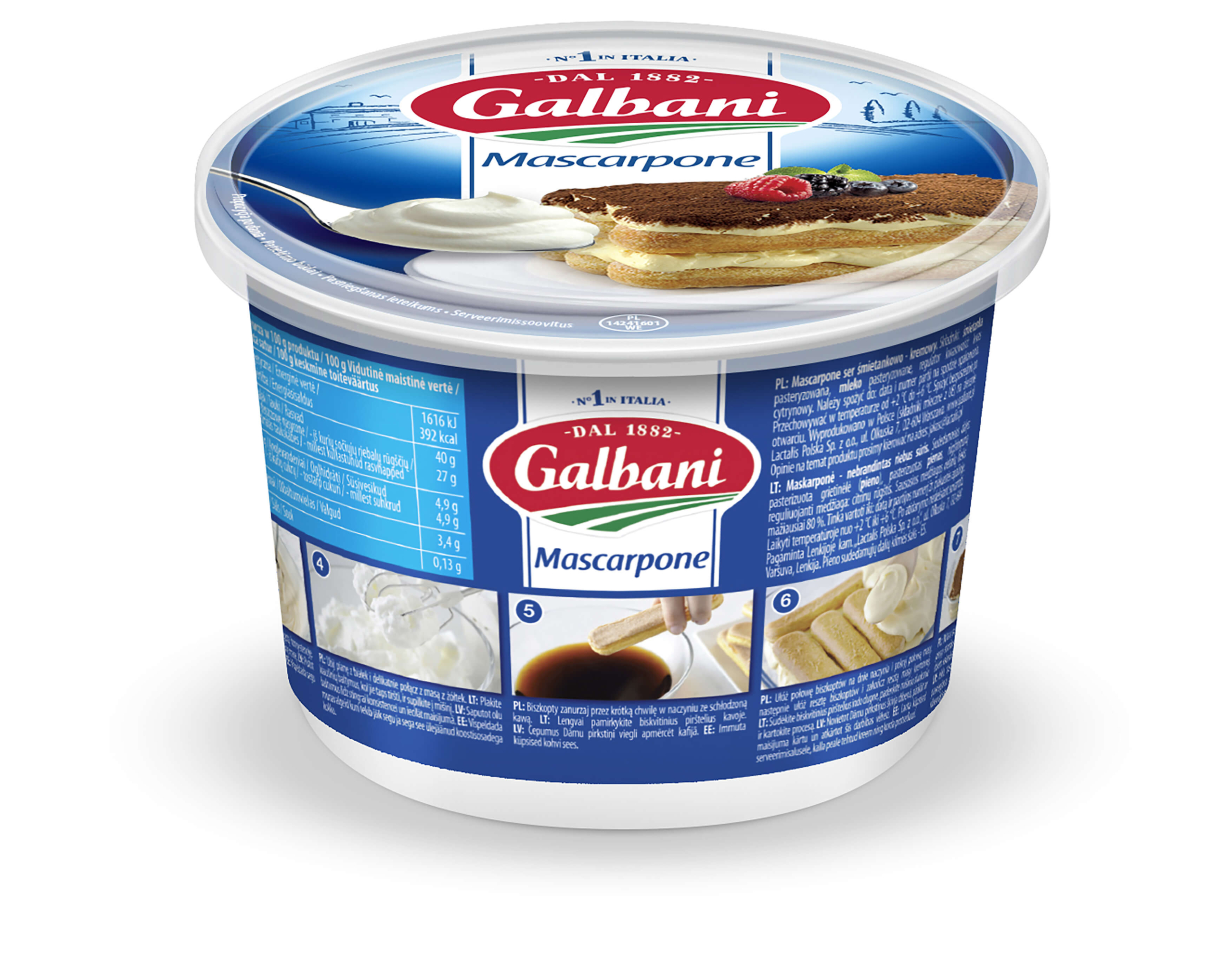 Galbani Mascarpone 500g - Galbani