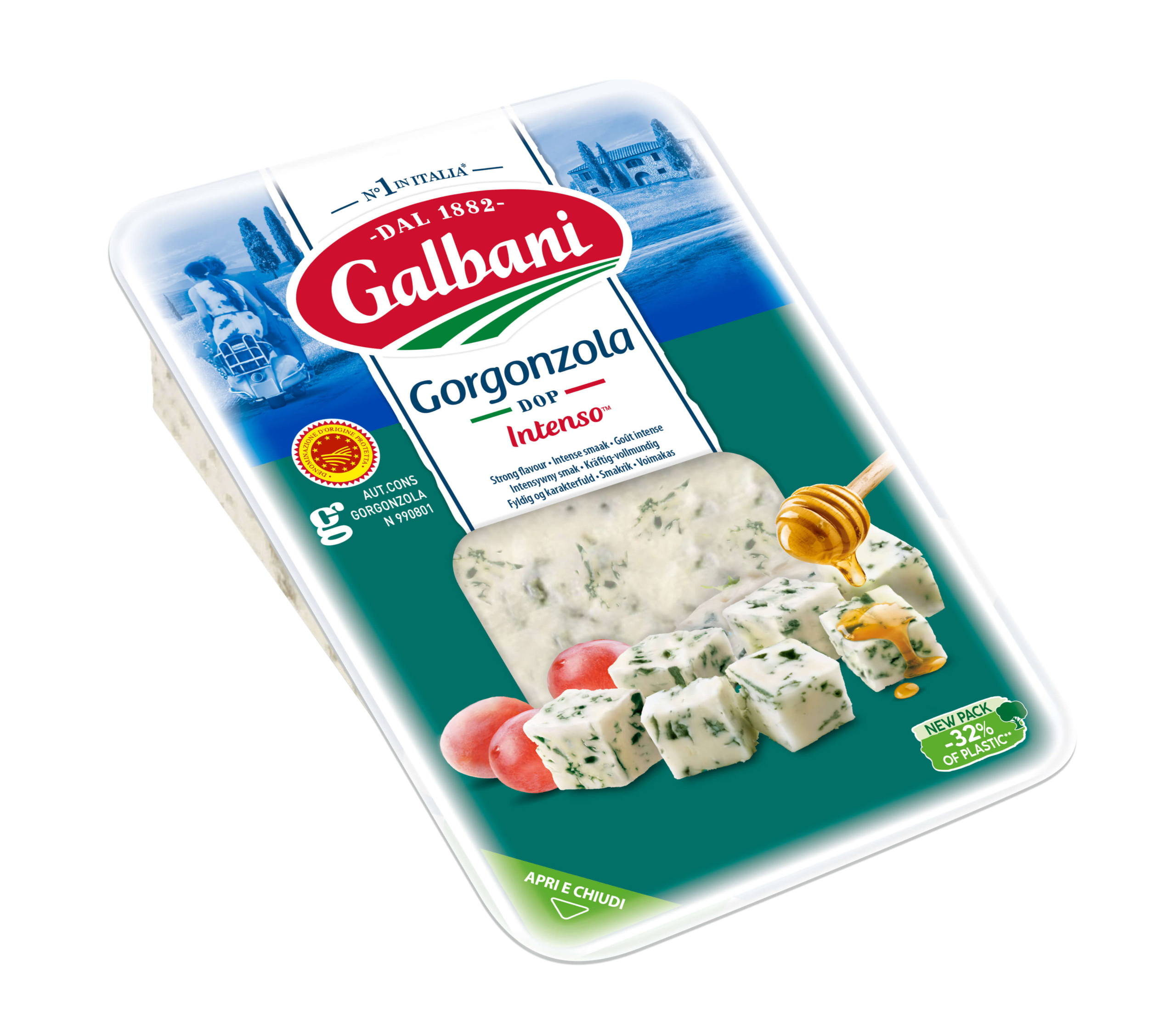 Galbani Gorgonzola Intenso D.O.P. 150g - Galbani